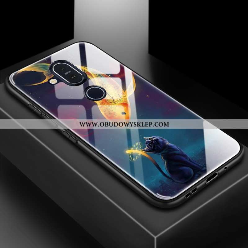 Obudowa Nokia 8.1 Filmy All Inclusive Futerał, Etui Nokia 8.1 Silikonowe Dostosowane Niebieska