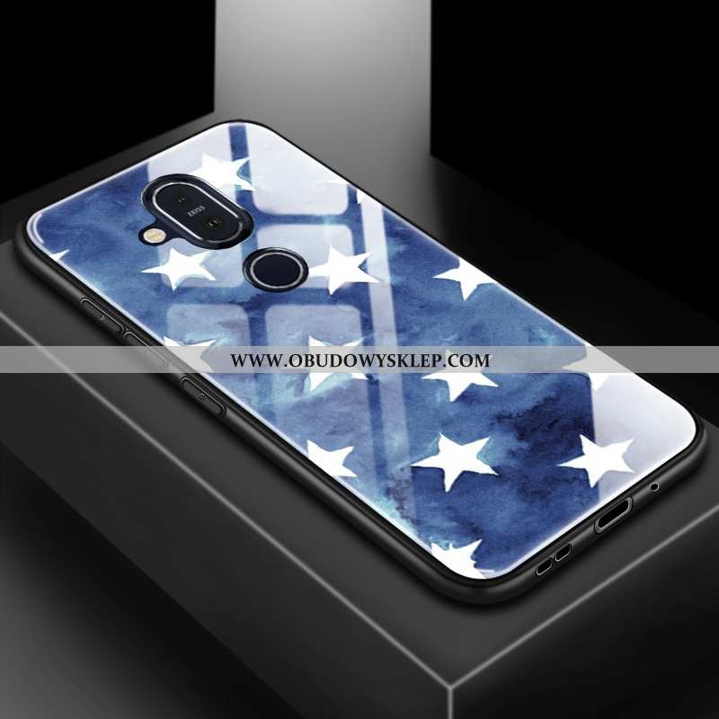 Obudowa Nokia 8.1 Filmy All Inclusive Futerał, Etui Nokia 8.1 Silikonowe Dostosowane Niebieska