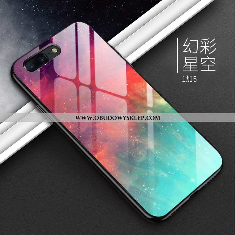 Obudowa Oneplus 5 Moda Szkło Trudno, Etui Oneplus 5 Ochraniacz Gradient Rozowa