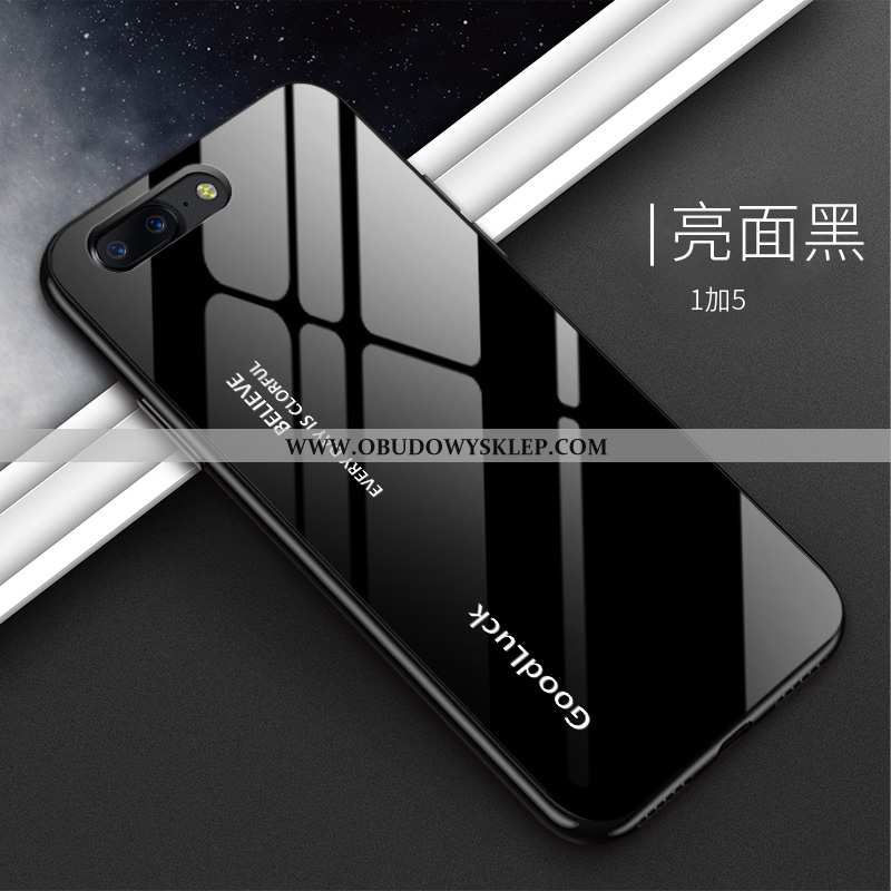 Obudowa Oneplus 5 Moda Szkło Trudno, Etui Oneplus 5 Ochraniacz Gradient Rozowa