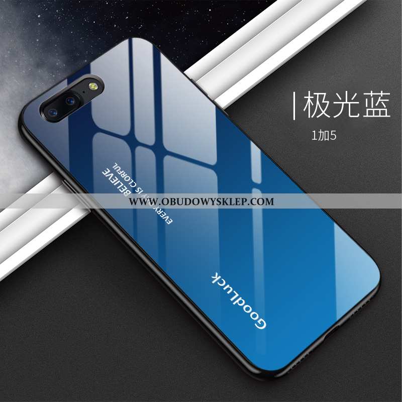 Obudowa Oneplus 5 Moda Szkło Trudno, Etui Oneplus 5 Ochraniacz Gradient Rozowa