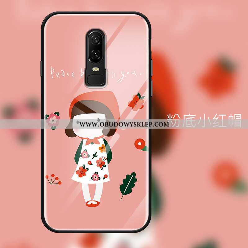 Obudowa Oneplus 6 Ochraniacz Futerał All Inclusive, Etui Oneplus 6 Szkło Czerwony Netto Kolorowy