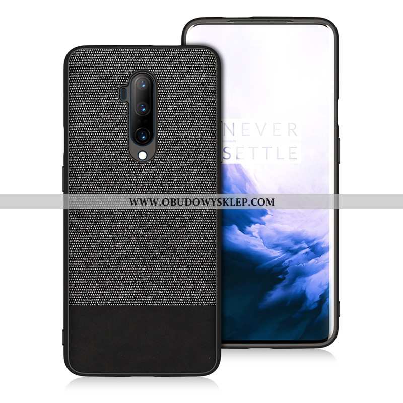 Obudowa Oneplus 7t Pro Trendy Płótno Telefon Komórkowy, Etui Oneplus 7t Pro Super Silikonowe Granato