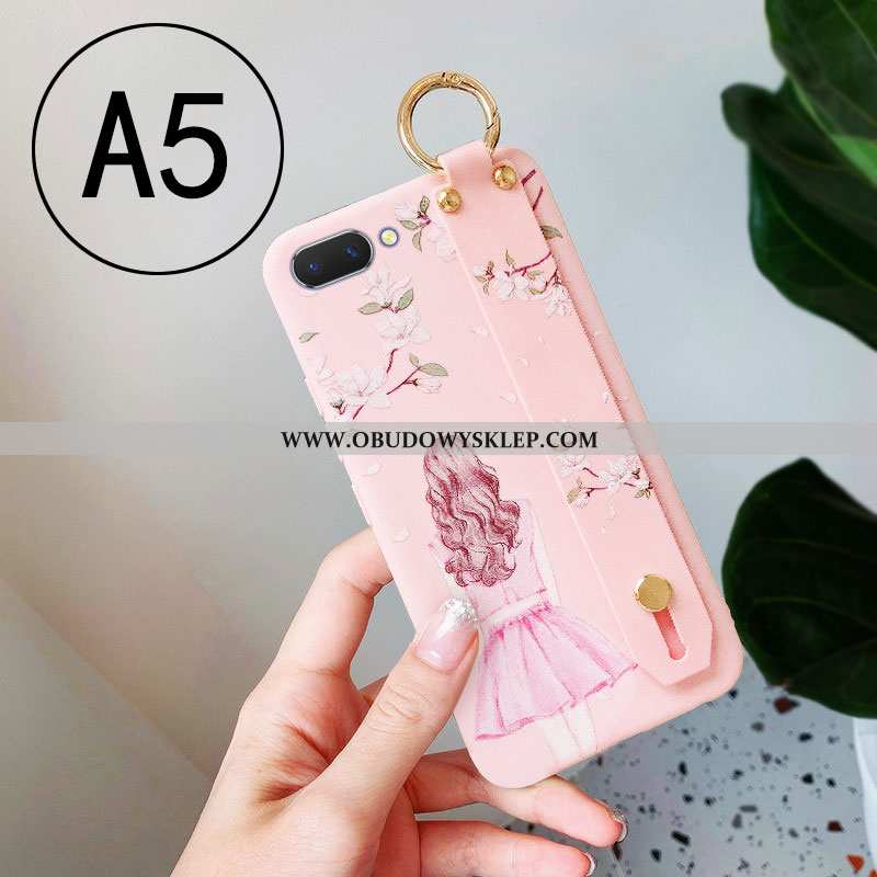Obudowa Oppo A5 Osobowość Anti-fall Etui, Etui Oppo A5 Piękny Futerał Rozowa