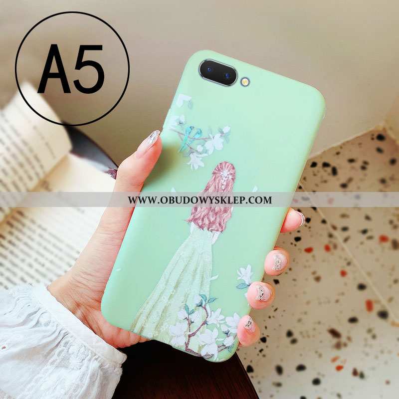 Obudowa Oppo A5 Osobowość Anti-fall Etui, Etui Oppo A5 Piękny Futerał Rozowa