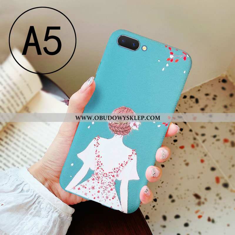Obudowa Oppo A5 Osobowość Anti-fall Etui, Etui Oppo A5 Piękny Futerał Rozowa