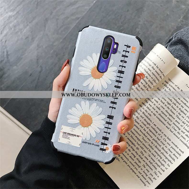 Obudowa Oppo A9 2020 Ochraniacz Miękki Etui, Etui Oppo A9 2020 Osobowość Futerał Biała