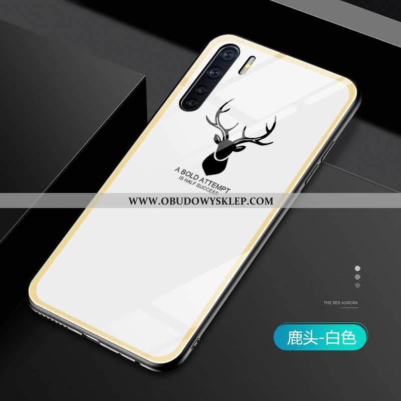 Obudowa Oppo A91 Trendy Telefon Komórkowy Proste, Etui Oppo A91 Cienkie All Inclusive Czerwona