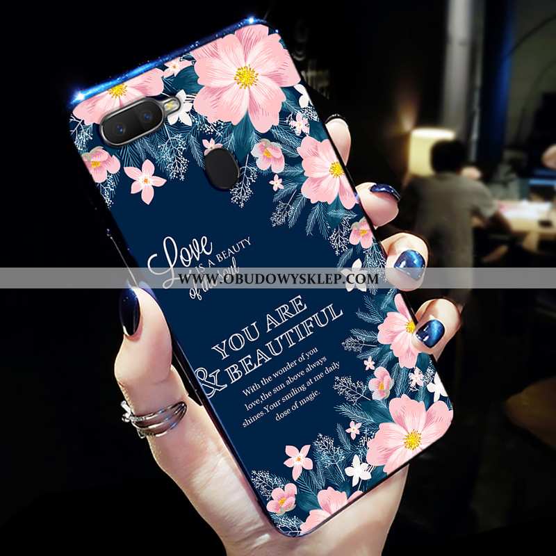 Obudowa Oppo Ax7 Ochraniacz Czerwony Netto Trendy, Etui Oppo Ax7 Moda Nubuku Zielone