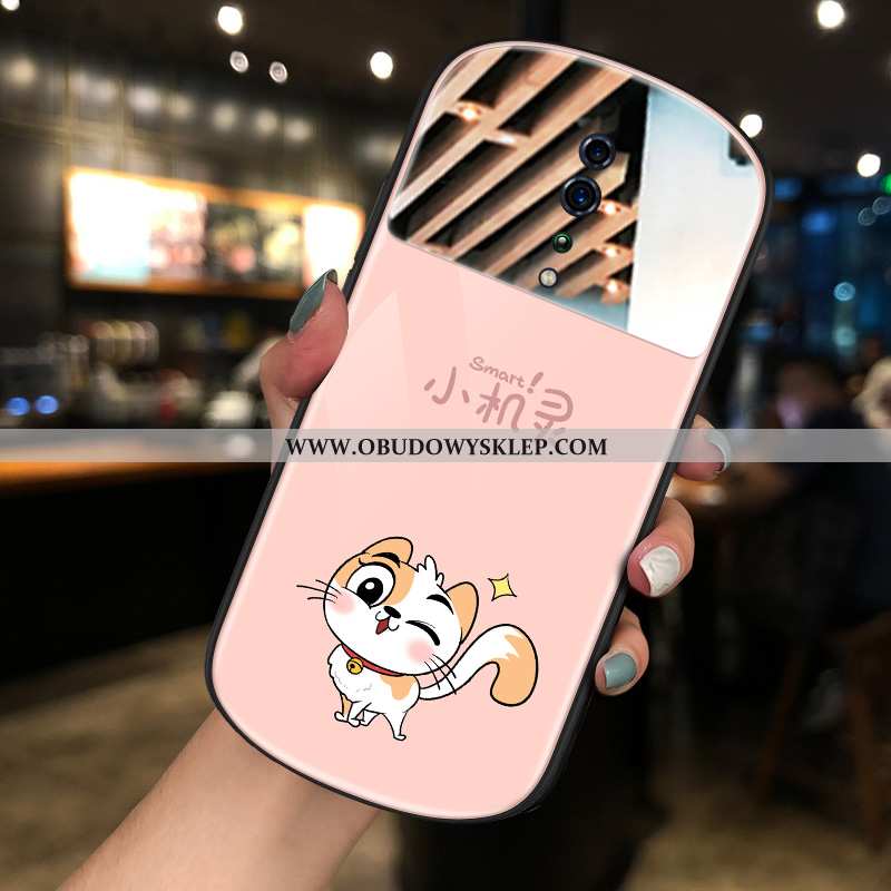 Obudowa Oppo Reno Z Piękny Zakochani Lustro, Etui Oppo Reno Z Trendy Czerwony Netto Niebieska
