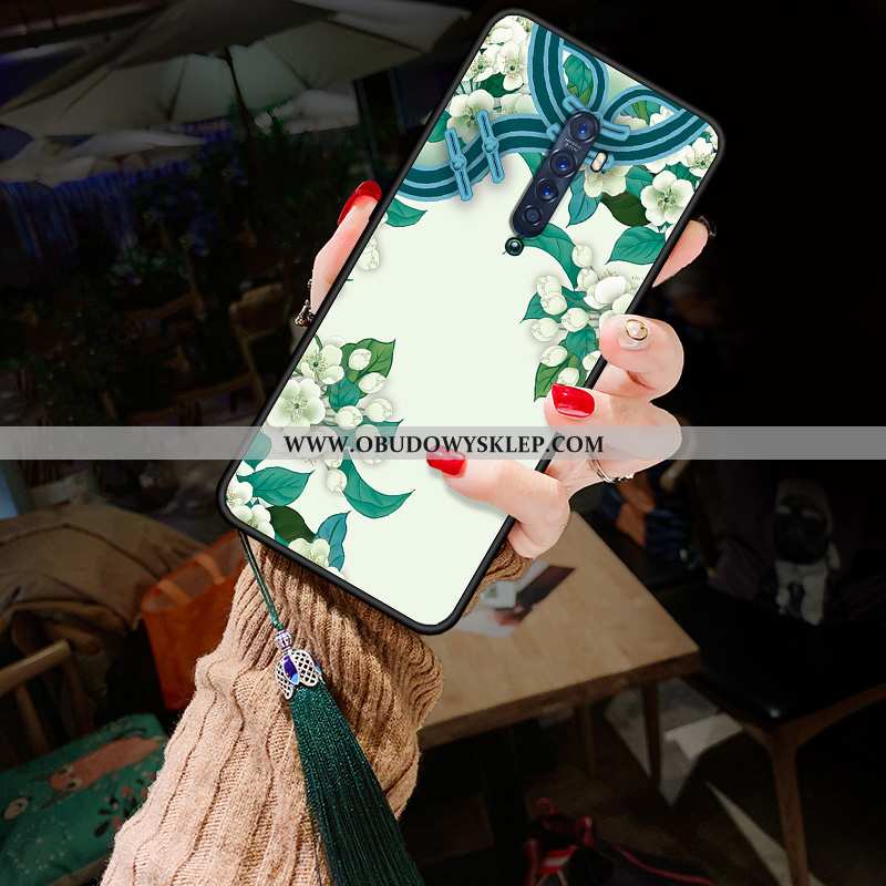 Obudowa Oppo Reno2 Ochraniacz Zakochani Telefon Komórkowy, Etui Oppo Reno2 Nubuku Sztuka Szara