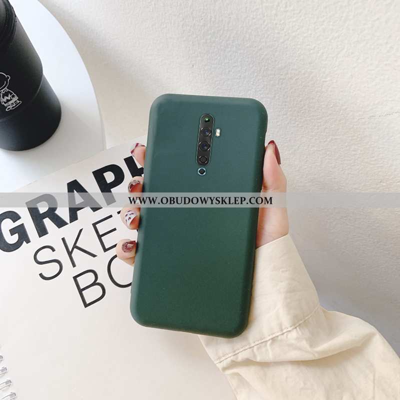 Obudowa Oppo Reno2 Silikonowe Purpurowy Futerał, Etui Oppo Reno2 Telefon Komórkowy Anti-fall Fioleto