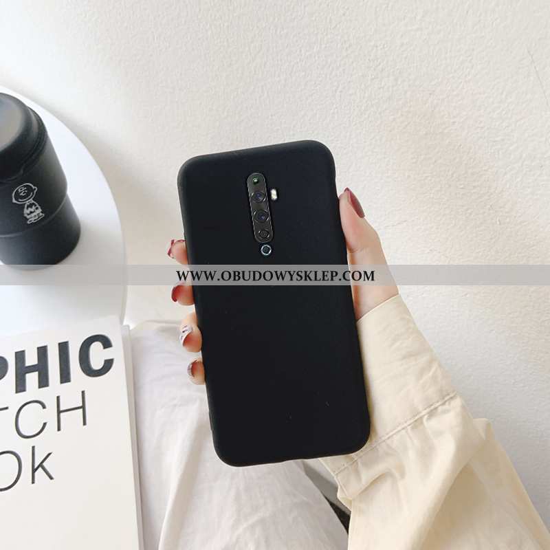 Obudowa Oppo Reno2 Silikonowe Purpurowy Futerał, Etui Oppo Reno2 Telefon Komórkowy Anti-fall Fioleto