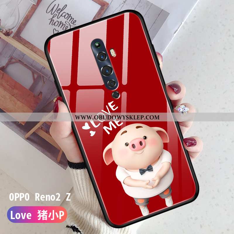 Obudowa Oppo Reno2 Z Osobowość Anti-fall Cienkie, Etui Oppo Reno2 Z Kreatywne Zakochani Zielone