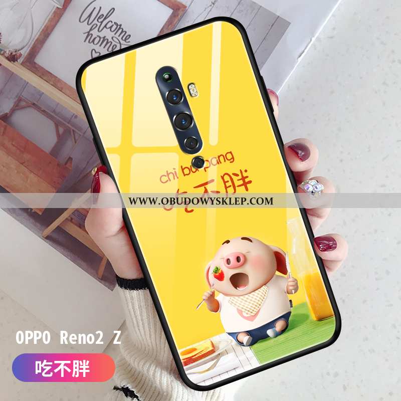 Obudowa Oppo Reno2 Z Osobowość Anti-fall Cienkie, Etui Oppo Reno2 Z Kreatywne Zakochani Zielone