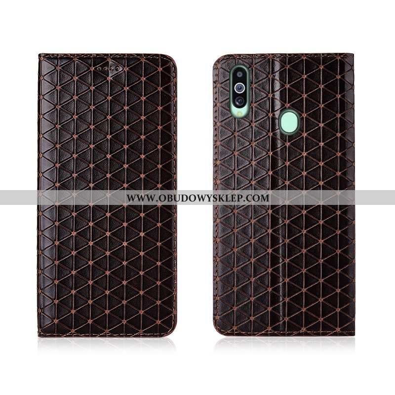 Obudowa Samsung Galaxy A20s Skórzane Etui Trendy Miękki, Samsung Galaxy A20s Nubuku Ochraniacz Czarn