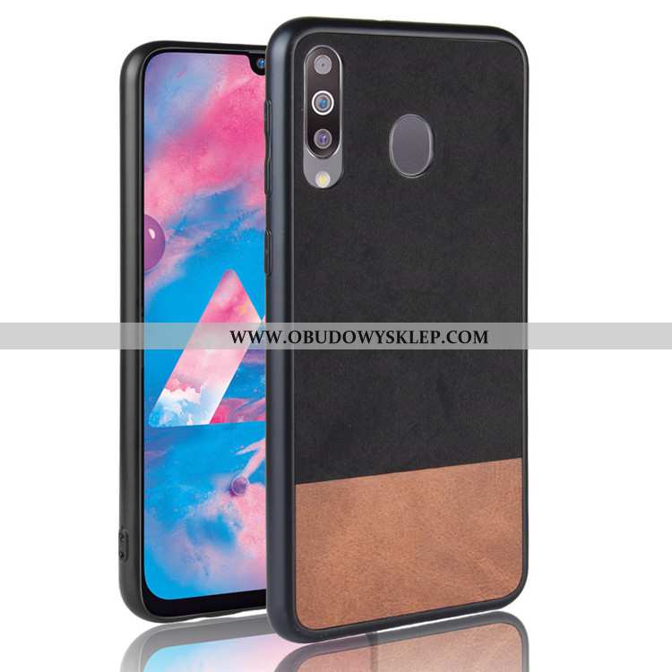 Obudowa Samsung Galaxy A40s Trendy Futerał Czerwony, Etui Samsung Galaxy A40s Ochraniacz Gwiazda Cze