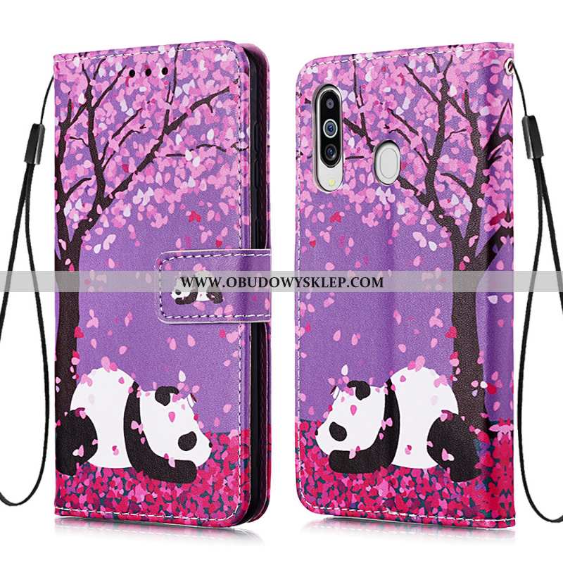 Obudowa Samsung Galaxy A60 Skórzane Etui Karta Obudowa, Samsung Galaxy A60 Osobowość Futerał Niebies
