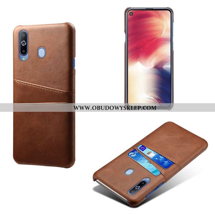Obudowa Samsung Galaxy A60 Wzór Futerał Żółty, Etui Samsung Galaxy A60 Skórzane Telefon Komórkowy Żó