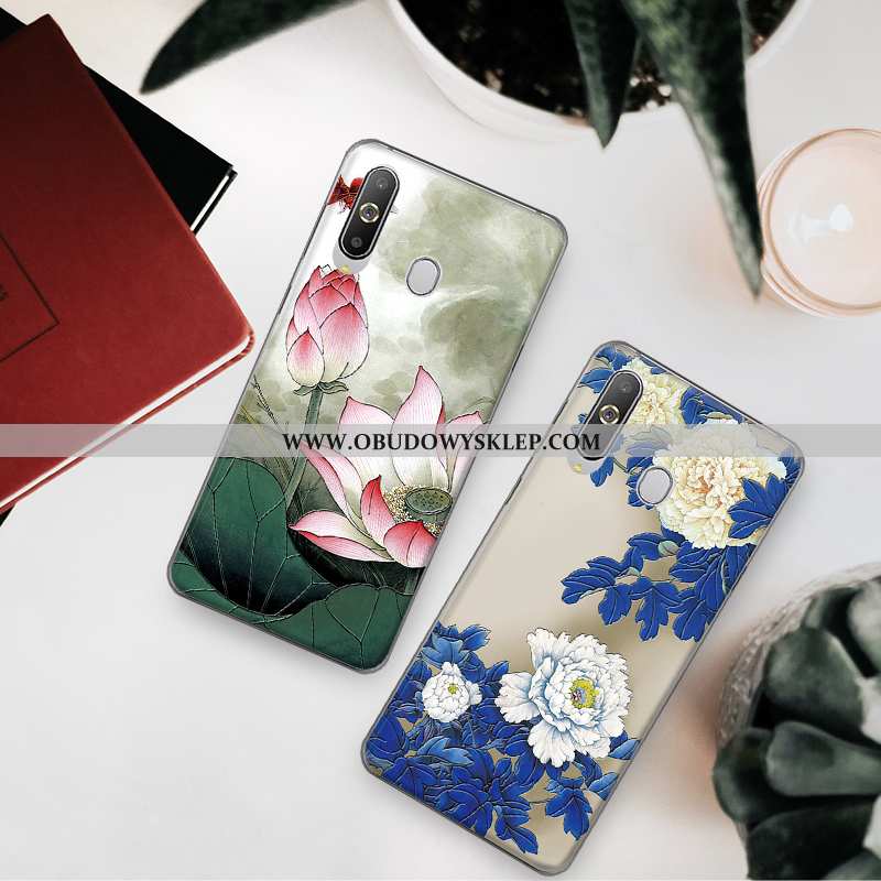 Obudowa Samsung Galaxy A8s Miękki Niebieski Telefon Komórkowy, Etui Samsung Galaxy A8s Ochraniacz Fu