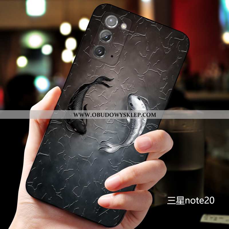 Obudowa Samsung Galaxy Note20 Cienkie Czerwony Netto Chiński Styl, Etui Samsung Galaxy Note20 Miękki