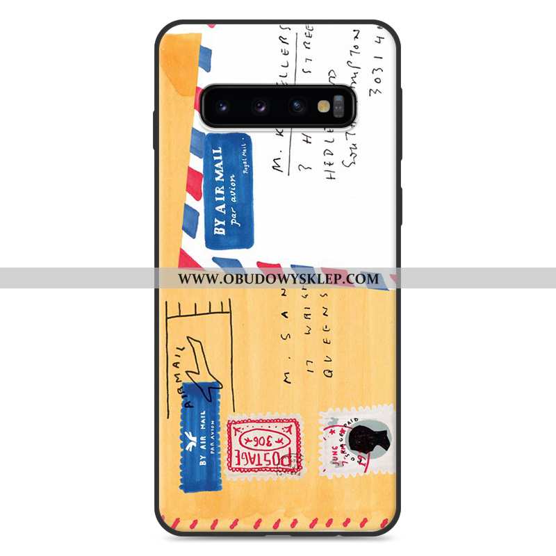 Obudowa Samsung Galaxy S10 Kreskówka Anti-fall Gwiazda, Etui Samsung Galaxy S10 Piękny Mały Biała