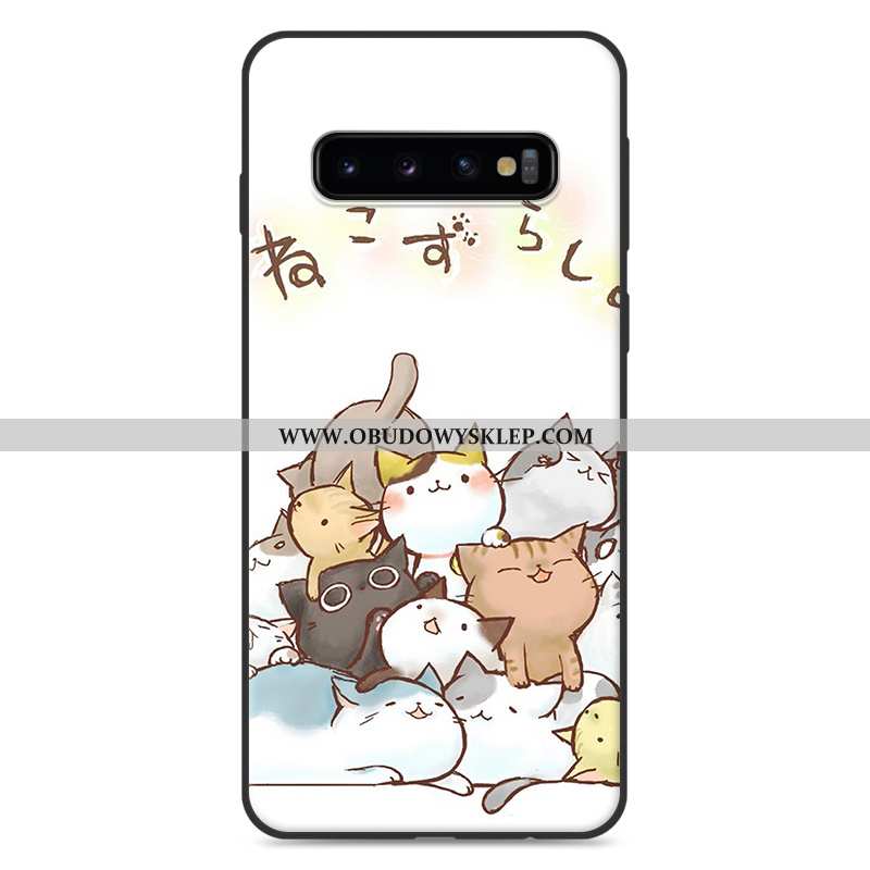Obudowa Samsung Galaxy S10 Kreskówka Anti-fall Gwiazda, Etui Samsung Galaxy S10 Piękny Mały Biała