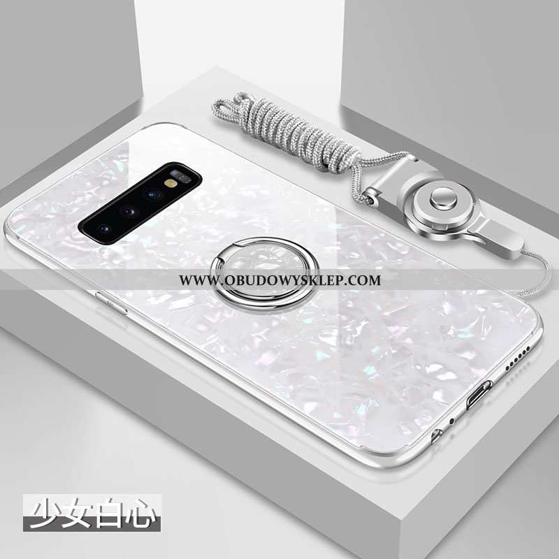 Obudowa Samsung Galaxy S10 Szkło Silikonowe Ochraniacz, Etui Samsung Galaxy S10 Miękki Futerał Czerw
