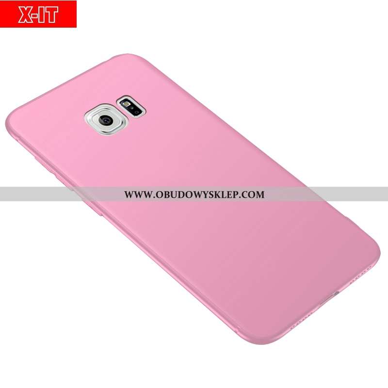 Obudowa Samsung Galaxy S6 Ochraniacz Anti-fall Czerwony, Etui Samsung Galaxy S6 Nubuku Miękki Czerwo