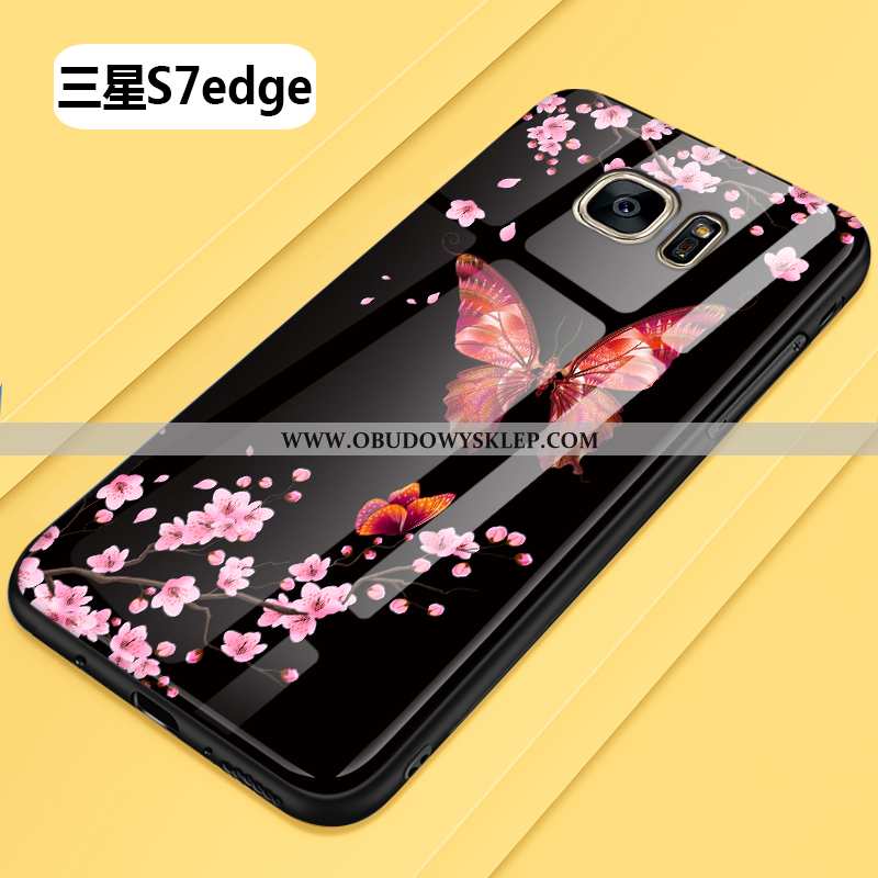 Obudowa Samsung Galaxy S7 Edge Szkło Kreatywne Gwiazda, Etui Samsung Galaxy S7 Edge Moda Telefon Kom