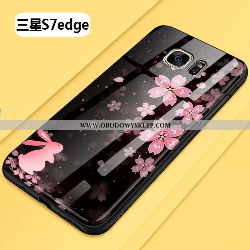 Obudowa Samsung Galaxy S7 Edge Szkło Kreatywne Gwiazda, Etui Samsung Galaxy S7 Edge Moda Telefon Kom