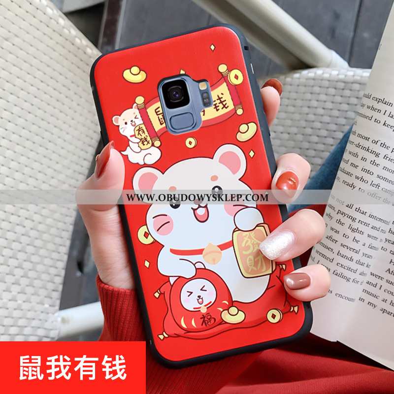 Obudowa Samsung Galaxy S9 Kreskówka Etui Telefon Komórkowy, Samsung Galaxy S9 Trendy Rat Czerwona