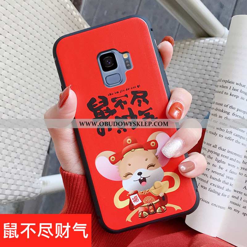 Obudowa Samsung Galaxy S9 Kreskówka Etui Telefon Komórkowy, Samsung Galaxy S9 Trendy Rat Czerwona