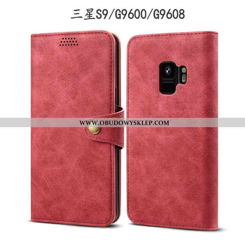 Obudowa Samsung Galaxy S9 Ochraniacz Miękki Obudowa, Etui Samsung Galaxy S9 Skórzane Anti-fall Niebi