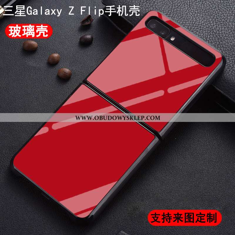 Obudowa Samsung Z Flip Kreatywne Składać Gwiazda, Etui Samsung Z Flip Kreskówka Ochraniacz Czerwona
