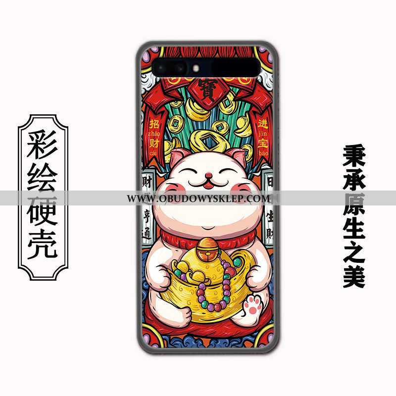 Obudowa Samsung Z Flip Osobowość Gwiazda Futerał, Etui Samsung Z Flip Trendy Ochraniacz Czerwona