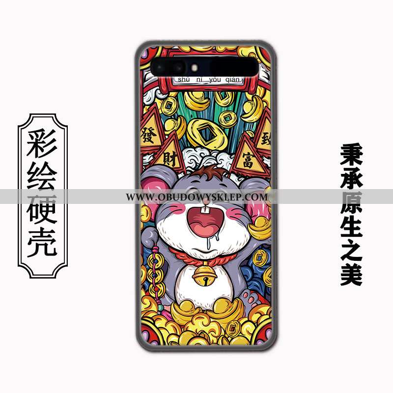 Obudowa Samsung Z Flip Osobowość Gwiazda Futerał, Etui Samsung Z Flip Trendy Ochraniacz Czerwona