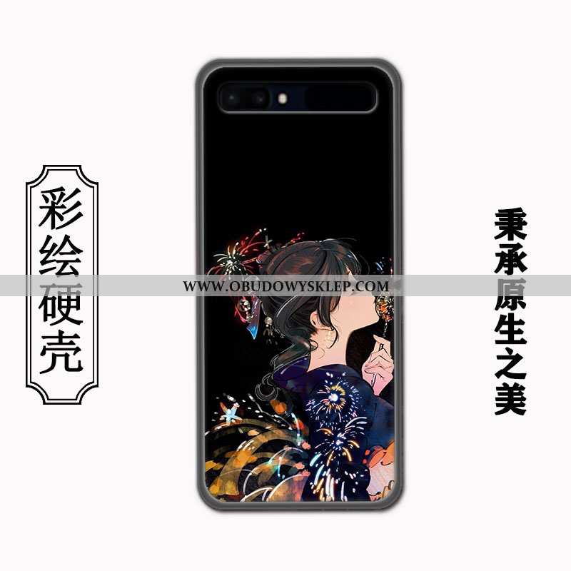 Obudowa Samsung Z Flip Osobowość Gwiazda Futerał, Etui Samsung Z Flip Trendy Ochraniacz Czerwona
