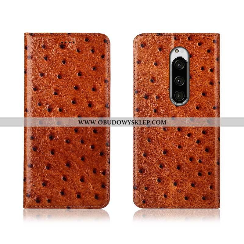 Obudowa Sony Xperia 1 Miękki All Inclusive Ochraniacz, Etui Sony Xperia 1 Silikonowe Skórzane Kawowy