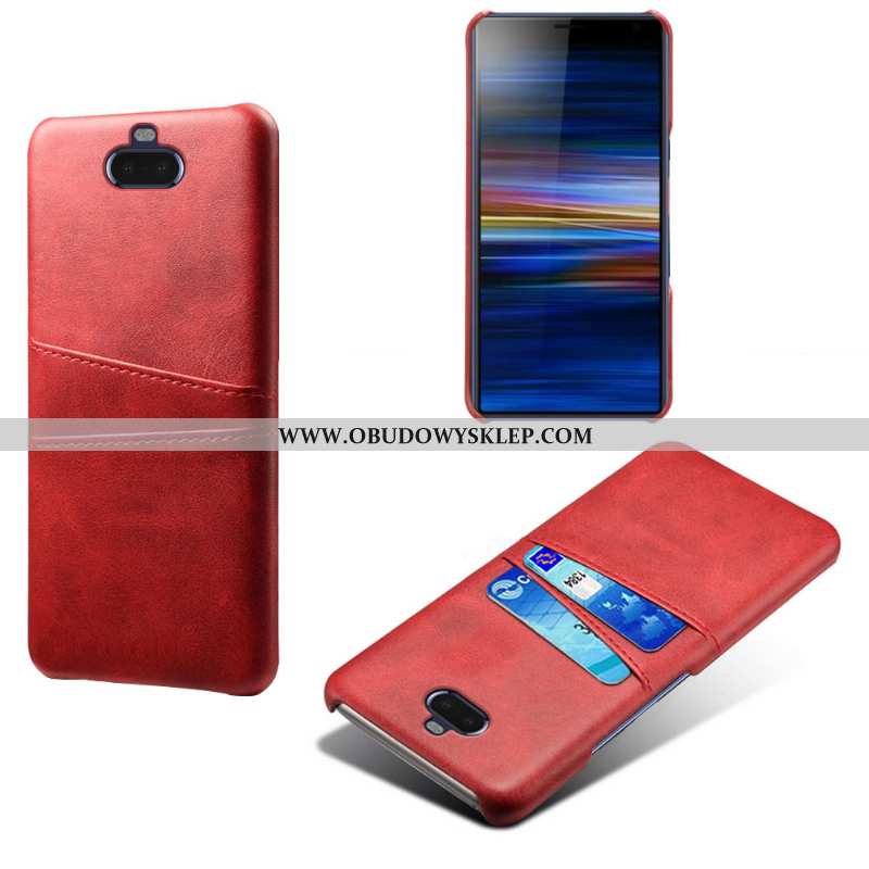 Obudowa Sony Xperia 10 Plus Skóra Futerał Anti-fall, Etui Sony Xperia 10 Plus Ochraniacz Granatowy