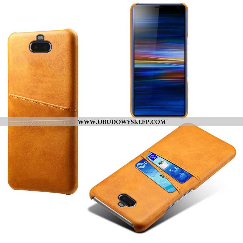 Obudowa Sony Xperia 10 Plus Skóra Futerał Anti-fall, Etui Sony Xperia 10 Plus Ochraniacz Granatowy