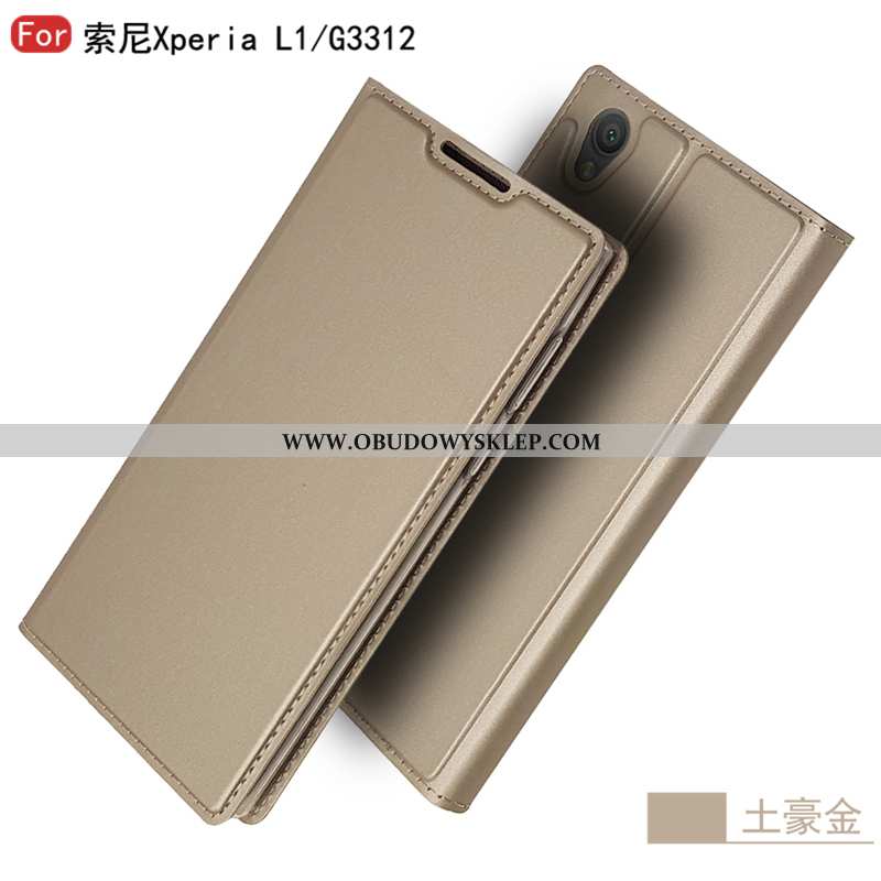 Obudowa Sony Xperia L1 Trendy Karta Obudowa, Etui Sony Xperia L1 Ochraniacz Anti-fall Niebieska