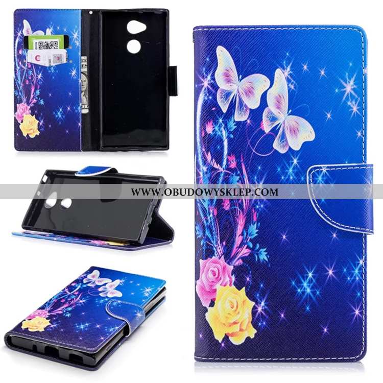 Obudowa Sony Xperia Xa2 Ultra Portfel All Inclusive Karta, Etui Sony Xperia Xa2 Ultra Skórzane Biała