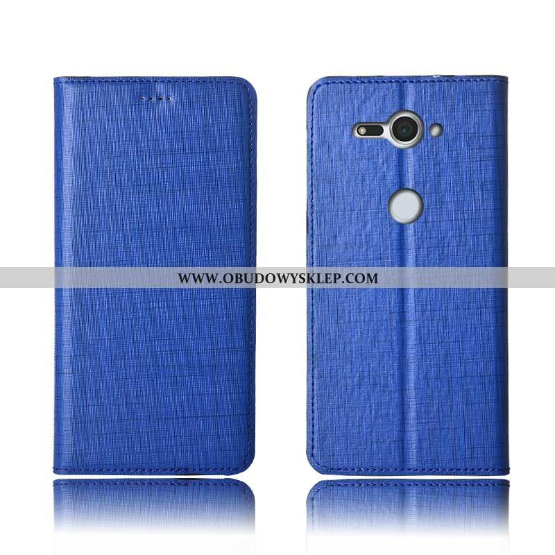 Obudowa Sony Xperia Xz2 Compact Miękki Skórzane Etui Niebieski, Sony Xperia Xz2 Compact Silikonowe A