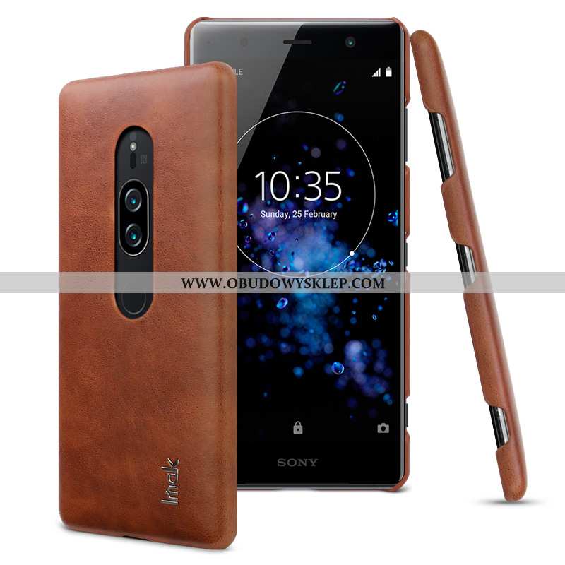 Obudowa Sony Xperia Xz2 Premium Nubuku Czarny Telefon Komórkowy, Etui Sony Xperia Xz2 Premium Skóra 