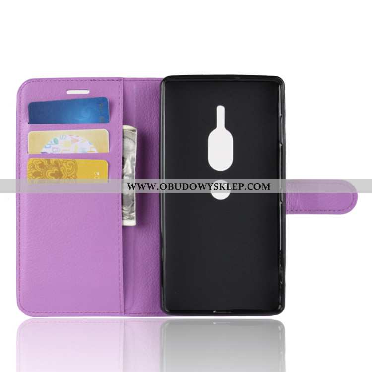 Obudowa Sony Xperia Xz2 Premium Ochraniacz Czarny Portfel, Etui Sony Xperia Xz2 Premium Skórzane Tel