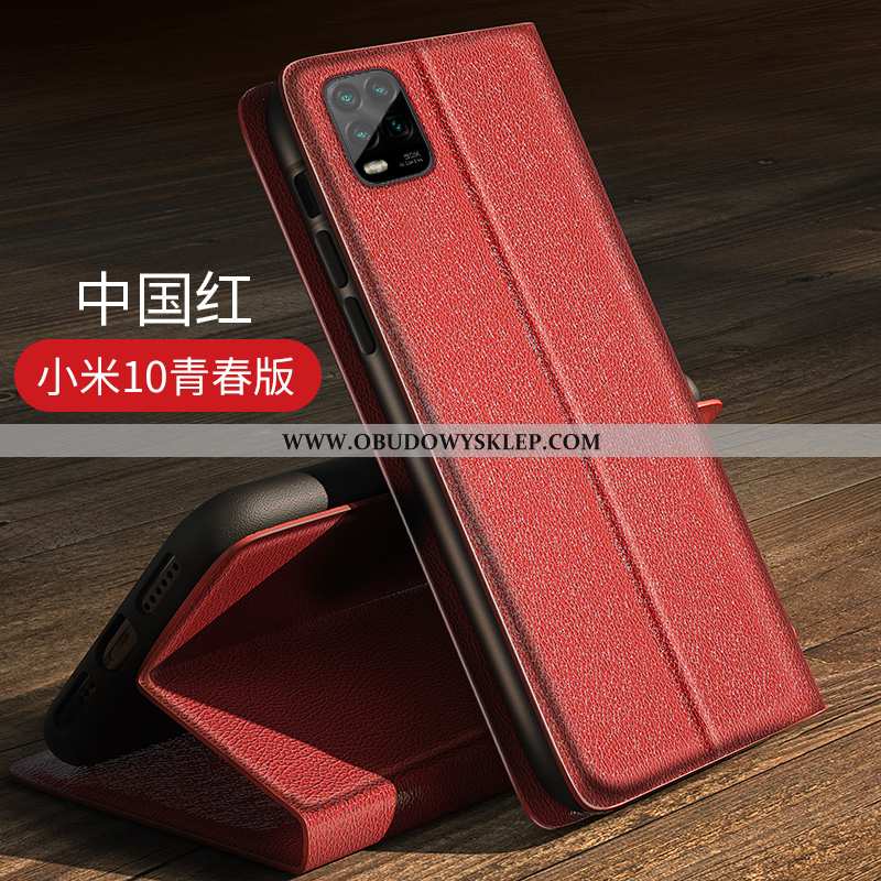 Obudowa Xiaomi Mi 10 Lite Skórzane Etui Ochraniacz Obudowa, Xiaomi Mi 10 Lite Osobowość Trendy Czarn