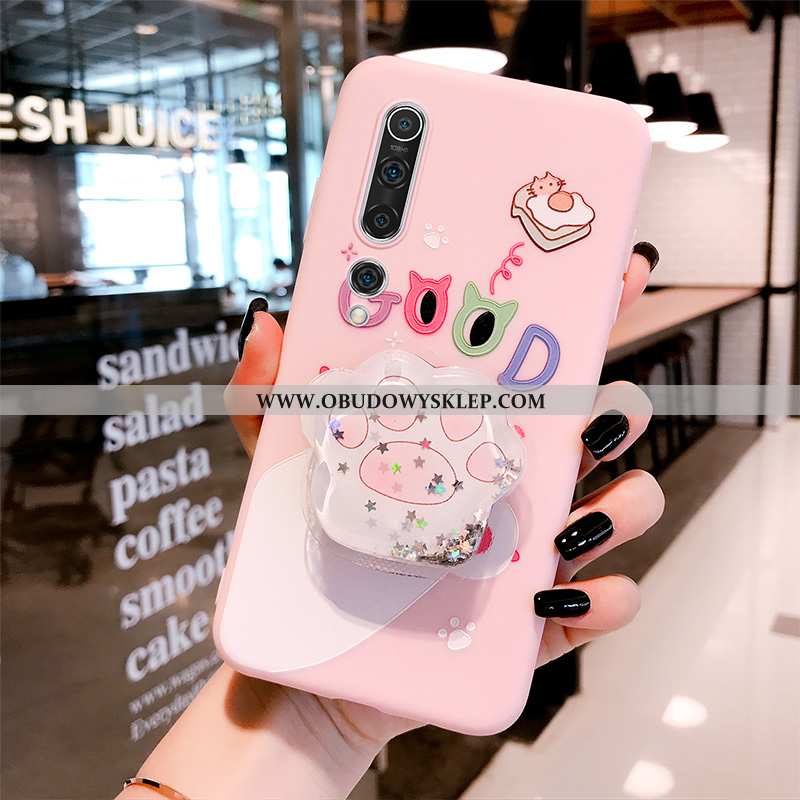 Obudowa Xiaomi Mi 10 Osobowość Wiatr Mały, Etui Xiaomi Mi 10 Kreatywne Miękki Rozowa