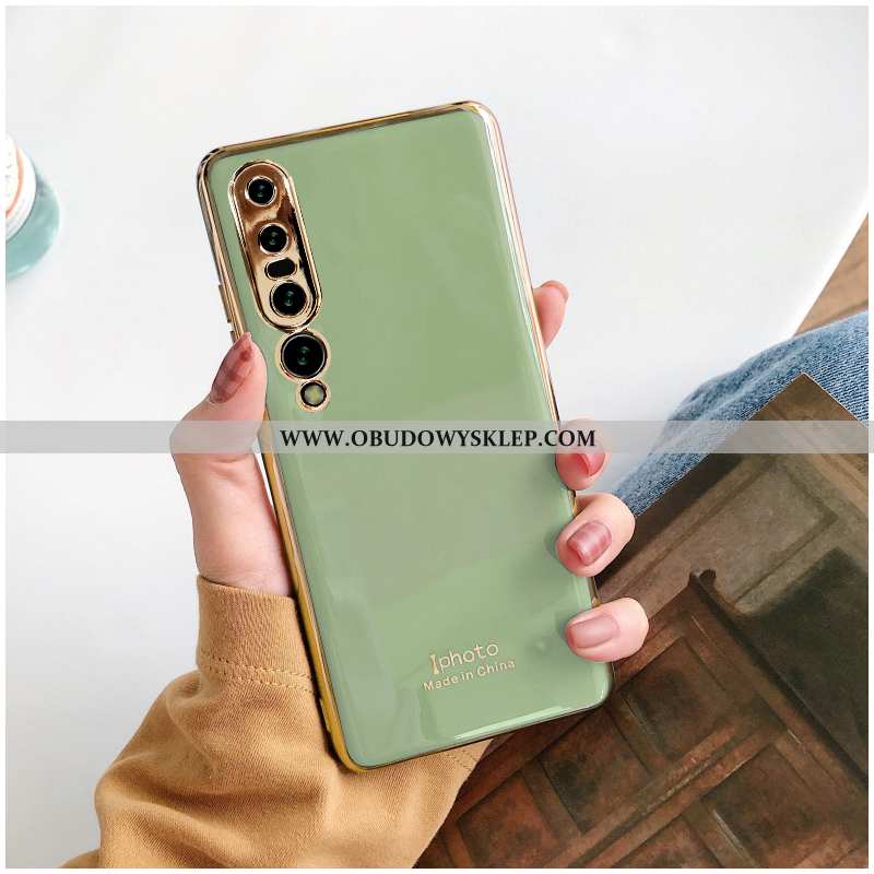 Obudowa Xiaomi Mi 10 Pro Kreatywne Zielony Cienkie, Etui Xiaomi Mi 10 Pro Trendy Szary Zielone
