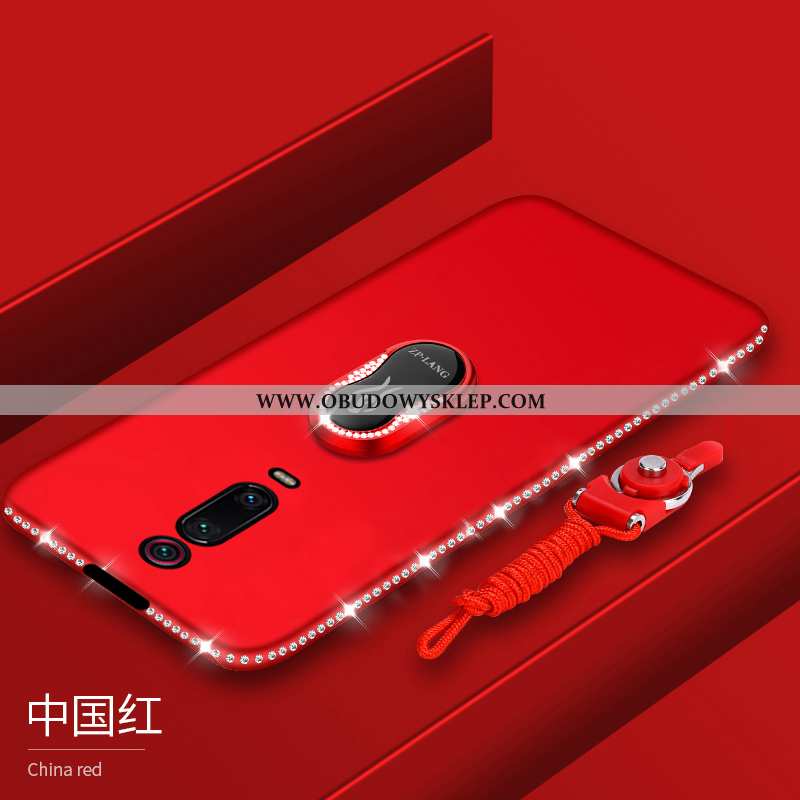 Obudowa Xiaomi Mi 9t Nubuku Telefon Komórkowy Czerwony, Etui Xiaomi Mi 9t Super Ochraniacz Fioletowy